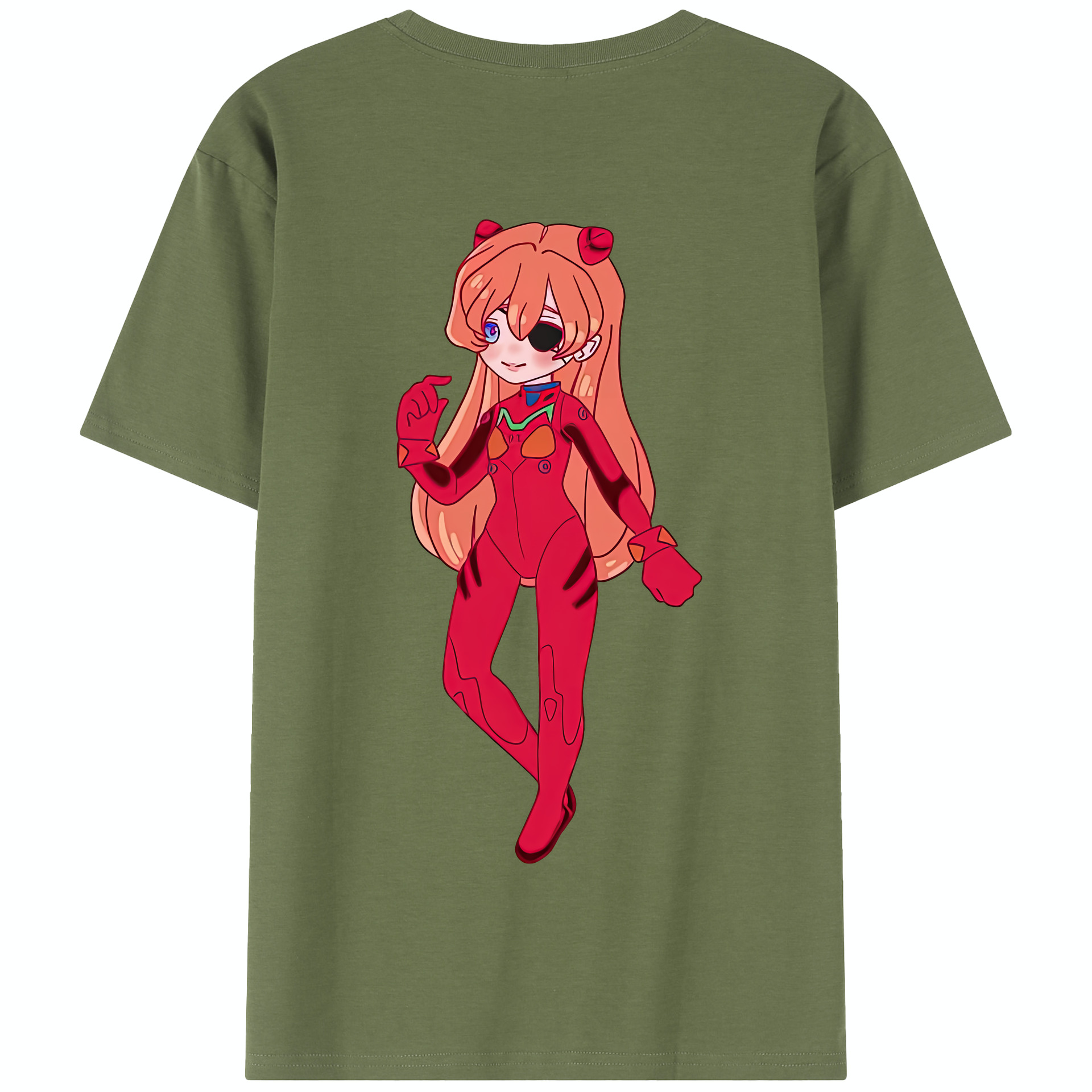 （画像用） EVA 新世紀エヴァンゲリオン 綿100％半袖Tシャツ（背面プリント）